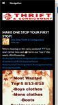 Mobile Screenshot of onestopthriftconsignment.com